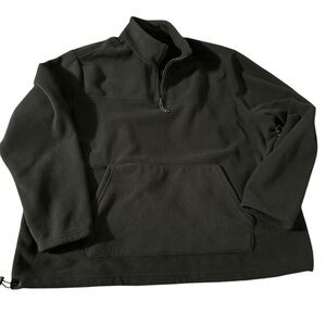 Goodfellow men's XXL black half zip fleece
